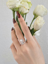 Anello Da Sposa Con Perla A Goccia In S925