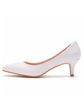Scarpe Donna Con Tacco Kitten Punta A Punta