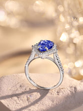 Anello Di Fidanzamento Con Zaffiro Taglio Brillante A Pera Da 2 Carati