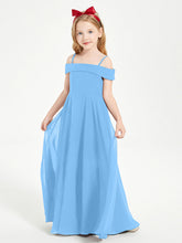 Abiti Da Damigella Junior Chic Con Spalle Scoperte Blu