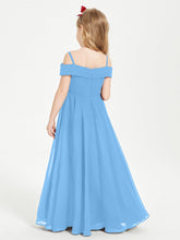 Abiti Da Damigella Junior Chic Con Spalle Scoperte Blu