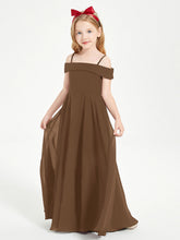 Abiti Da Damigella Junior Chic Con Spalle Scoperte Marrone