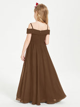 Abiti Da Damigella Junior Chic Con Spalle Scoperte Marrone