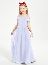 Abiti Da Damigella Junior Chic Con Spalle Scoperte Lavanda