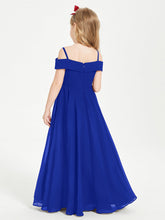 Abiti Da Damigella Junior Chic Con Spalle Scoperte Blu Royal