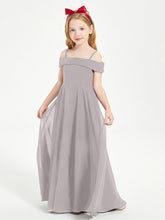 Abiti Da Damigella Junior Chic Con Spalle Scoperte Argento