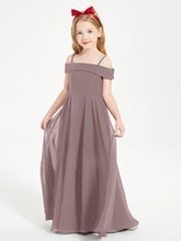 Abiti Da Damigella Junior Chic Con Spalle Scoperte Malva Vintage