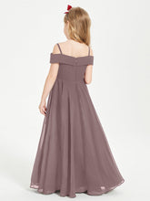 Abiti Da Damigella Junior Chic Con Spalle Scoperte Malva Vintage