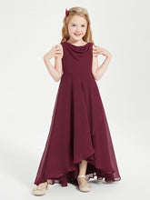 Abiti Da Damigella Junior Asimmetrici Moderni con Scollo A Cappuccio Cabernet