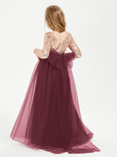 Abiti Damigella Junior Glamour Top Con Paillettes Cabernet