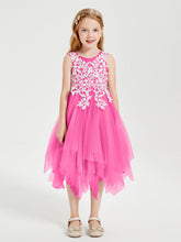 Abiti Damigella Junior In Tulle Lunghezza Al Polpaccio Azalea