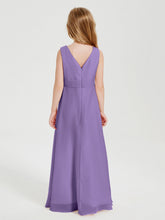 Abiti Damigella Stile Boho Lunghi In Chiffon Gonna A Cascata Tahiti