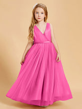 Abiti Damigella Junior In Tulle Top In Raso Fiocco Glamour Azalea