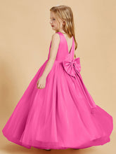 Abiti Damigella Junior In Tulle Top In Raso Fiocco Glamour Azalea