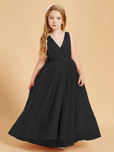 Abiti Damigella Junior In Tulle Top In Raso Fiocco Glamour Nero