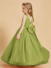 Abiti Damigella Junior In Tulle Top In Raso Fiocco Glamour Trifoglio