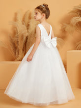 Abito Da Damigella In Pizzo E Tulle Con Perline A Gonna Ampia
