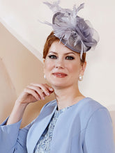 Cappello Da Banchetto In Lino Con Copricapo A Rete Piumata