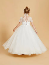 Delizia In Tulle Abiti Da Damigella Con Bottoni Decorativi