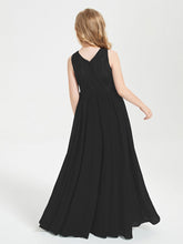 Abiti Damigella Junior Lunghi Top In Pizzo Trasparente Nero