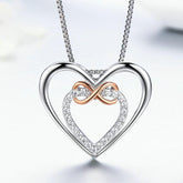 Delicate Collane A Forma Di Cuore Placcate In Oro