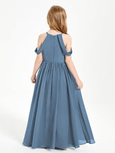 Abito Da Damigella Junior Sogno Con Spalle Scoperte Blu Ardesia