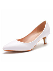 Scarpe Donna Con Tacco Kitten Punta A Punta
