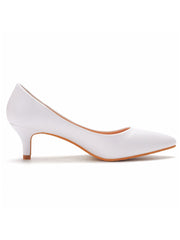 Scarpe Donna Con Tacco Kitten Punta A Punta