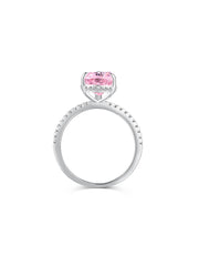 Anello Di Fidanzamento In Argento Sterling 925 Con Zircone Brillante Taglio A Pera