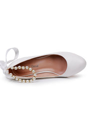 Scarpe Mary Jane Con Tacco Platform E Punta Tonda