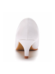 Scarpe Donna Con Tacco Kitten Punta A Punta