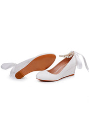 Scarpe Mary Jane Con Tacco Platform E Punta Tonda