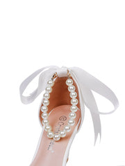 Scarpe Da Sposa Con Tacco A Zeppa Punta A Punta