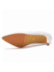 Scarpe Donna Con Tacco Kitten Punta A Punta