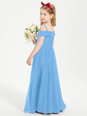 Abiti Da Damigella Junior Chic Con Spalle Scoperte Blu