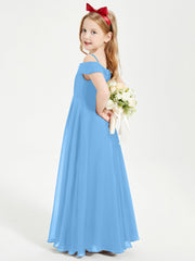 Abiti Da Damigella Junior Chic Con Spalle Scoperte Blu