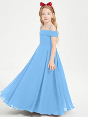 Abiti Da Damigella Junior Chic Con Spalle Scoperte Blu