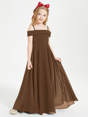 Abiti Da Damigella Junior Chic Con Spalle Scoperte Marrone