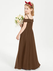 Abiti Da Damigella Junior Chic Con Spalle Scoperte Marrone