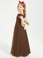 Abiti Da Damigella Junior Chic Con Spalle Scoperte Marrone