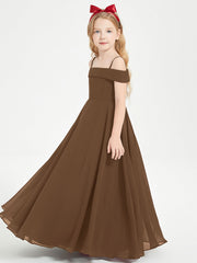 Abiti Da Damigella Junior Chic Con Spalle Scoperte Marrone