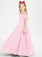 Abiti Da Damigella Junior Chic Con Spalle Scoperte Rosa Bonbon