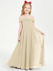 Abiti Da Damigella Junior Chic Con Spalle Scoperte Champagne