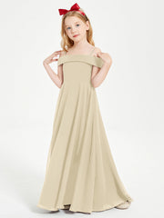 Abiti Da Damigella Junior Chic Con Spalle Scoperte Champagne