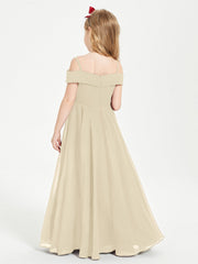 Abiti Da Damigella Junior Chic Con Spalle Scoperte Champagne