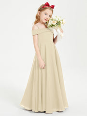 Abiti Da Damigella Junior Chic Con Spalle Scoperte Champagne