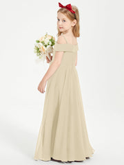 Abiti Da Damigella Junior Chic Con Spalle Scoperte Champagne