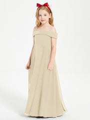 Abiti Da Damigella Junior Chic Con Spalle Scoperte Champagne