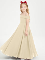 Abiti Da Damigella Junior Chic Con Spalle Scoperte Champagne