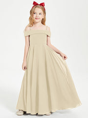 Abiti Da Damigella Junior Chic Con Spalle Scoperte Champagne